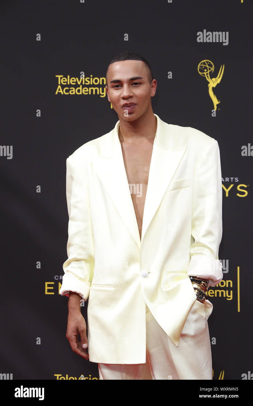 September 17, 2019, Los Angeles, CA, USA: LOS ANGELES - 14.SEPTEMBER: Olivier Rousteing am 2019 Primetime Emmy Creative Arts Awards auf der Microsoft Theater am 14. September 2019 in Los Angeles, CA (Credit Bild: © Kay Blake/ZUMA Draht) Stockfoto