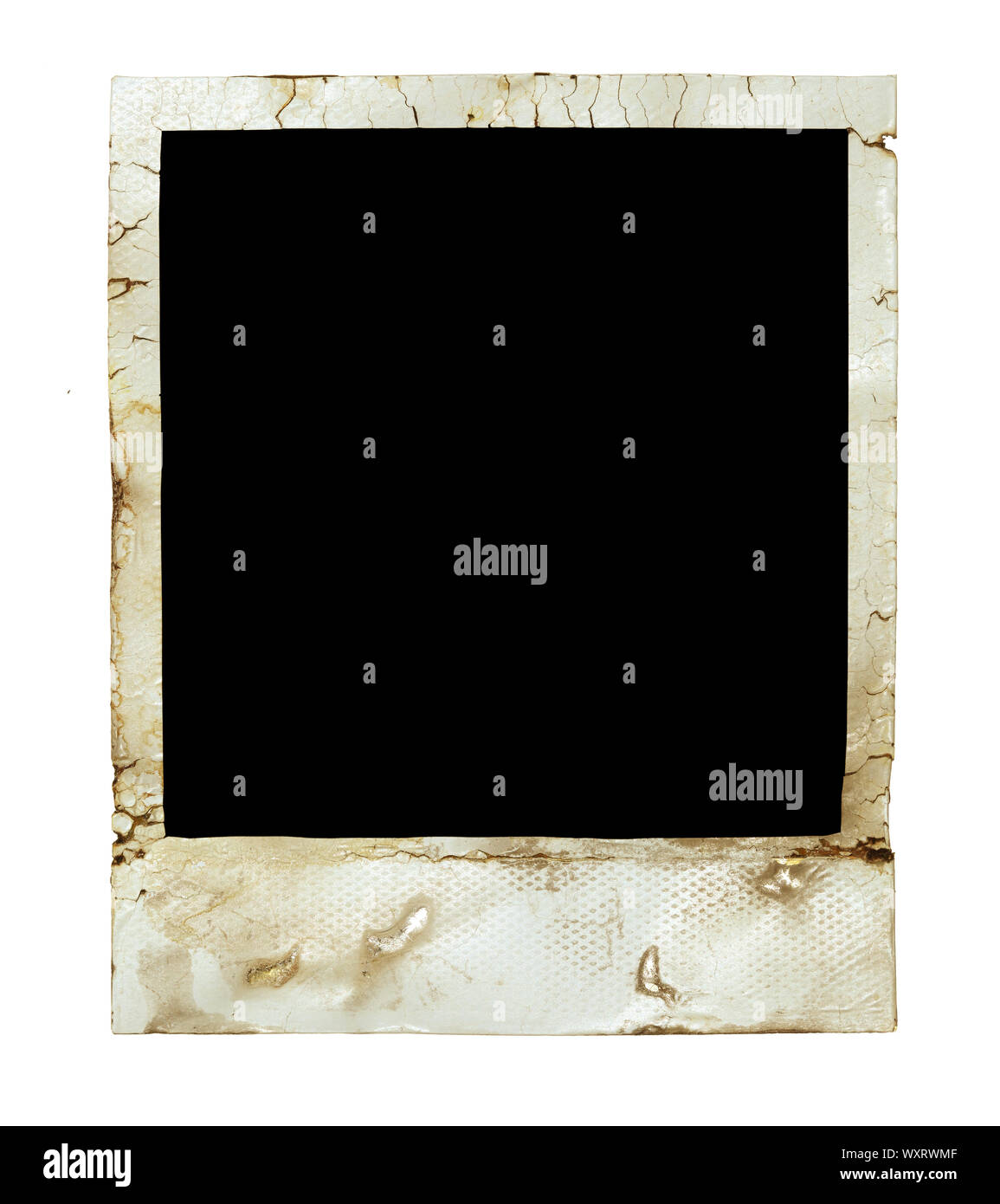 Alte leer Foto Stockfoto