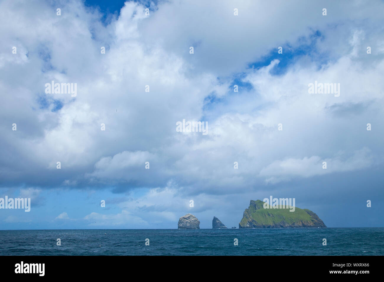 Islas Stac Lee, Stac eine Armin y Boreray. Inselgruppe St. Kilda. Die äußeren Hebriden. Schottland, Großbritannien Stockfoto