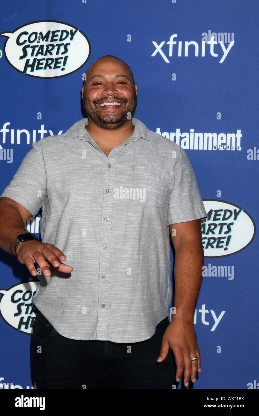 Los Angeles, CA. 16 Sep, 2019. Colton Dunn in der Ankunftshalle für NBC Komödie beginnt hier Veranstaltung, NeueHouse, Los Angeles, CA 16. September 2019. Credit: Priscilla Grant/Everett Collection/Alamy leben Nachrichten Stockfoto