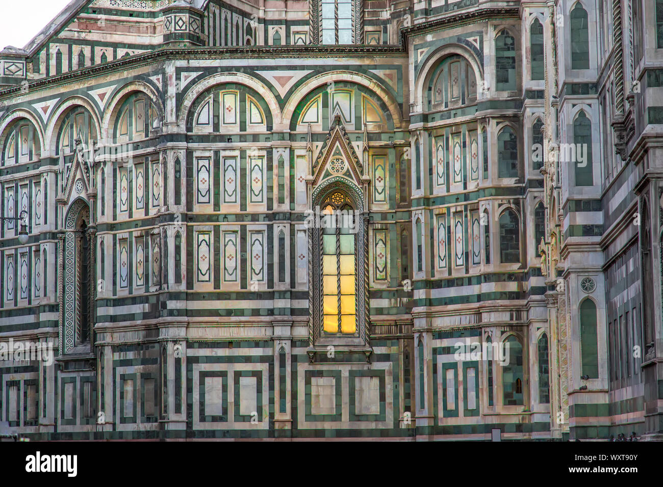 Wahrzeichen Dom in Florenz Stockfoto