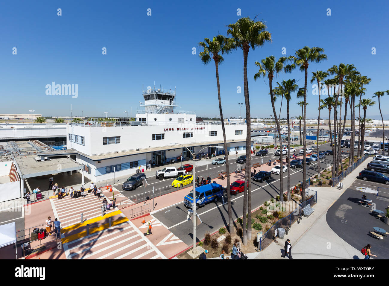 Long Beach, Kalifornien - 13. April 2019: Terminal von Long Beach Airport (LGB) in den Vereinigten Staaten. Stockfoto