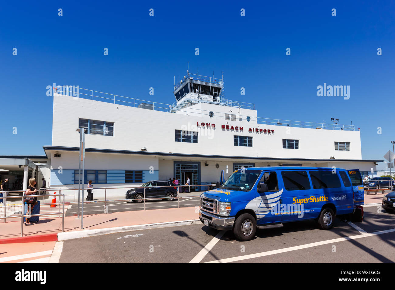 Long Beach, Kalifornien - 13. April 2019: Terminal von Long Beach Airport (LGB) in den Vereinigten Staaten. Stockfoto