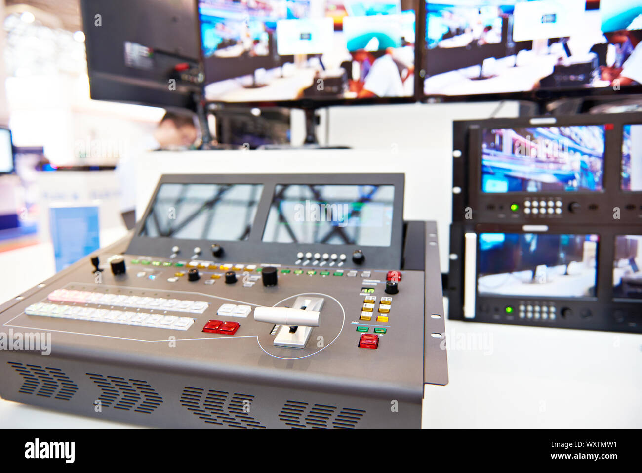 Vision Mixer LED Video Prozessor Stockfoto