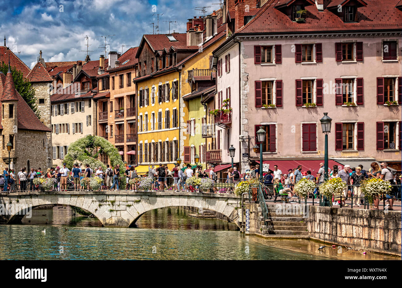 Frankreich Haute-Savoie - Annecy-Pont Perriere Stockfoto