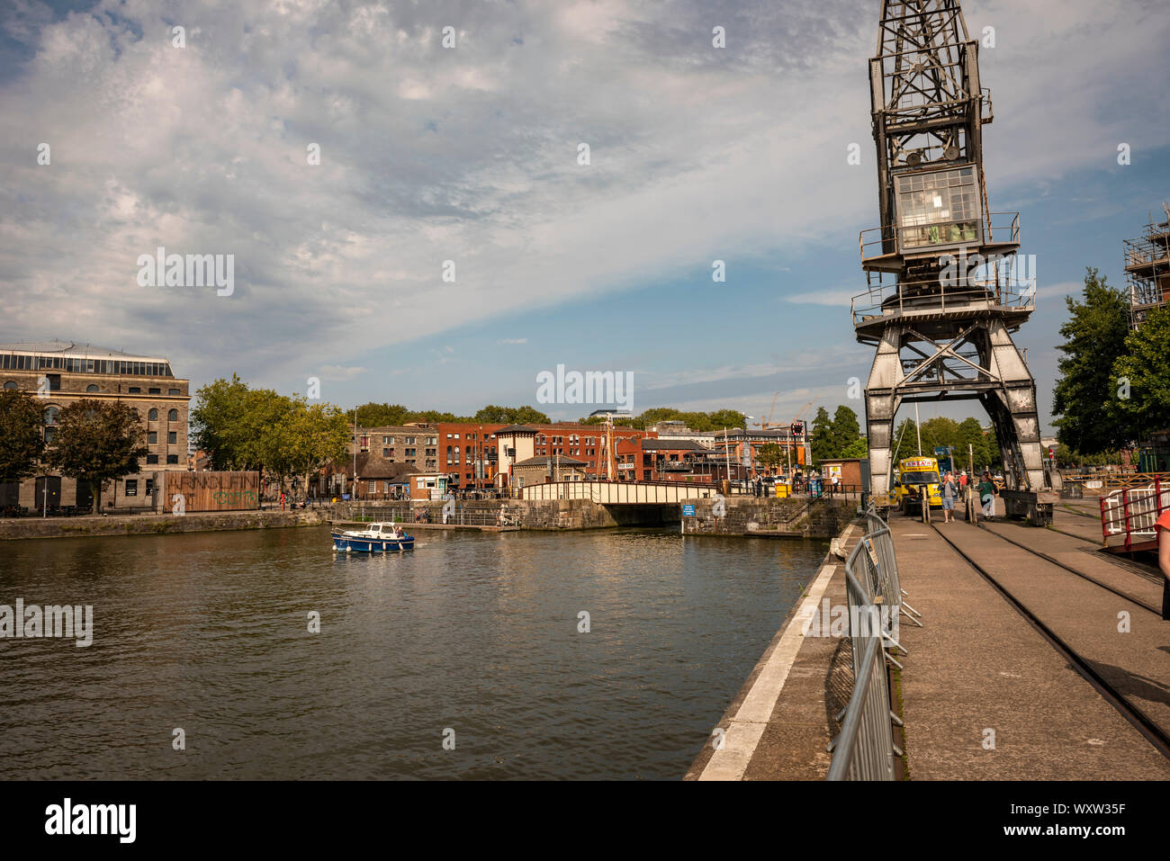 Bristol Docks, UK Stockfoto