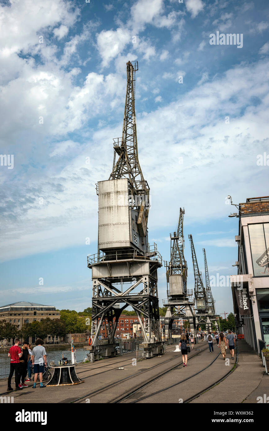 Bristol Docks, UK Stockfoto