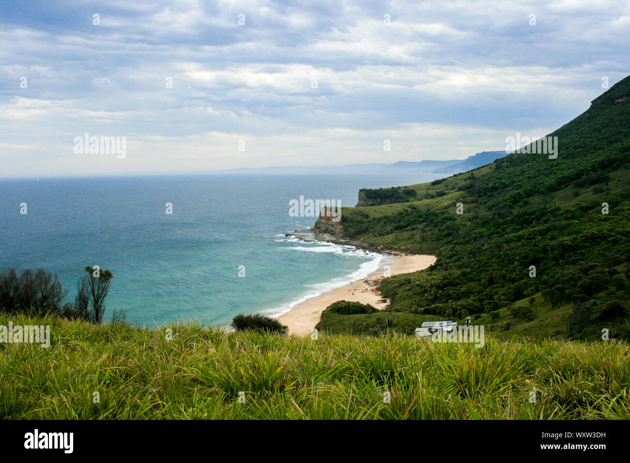 Wanderung durch Royal National Park zu Abbildung 8 Pool, Sydney, New South Wales, Australien Stockfoto