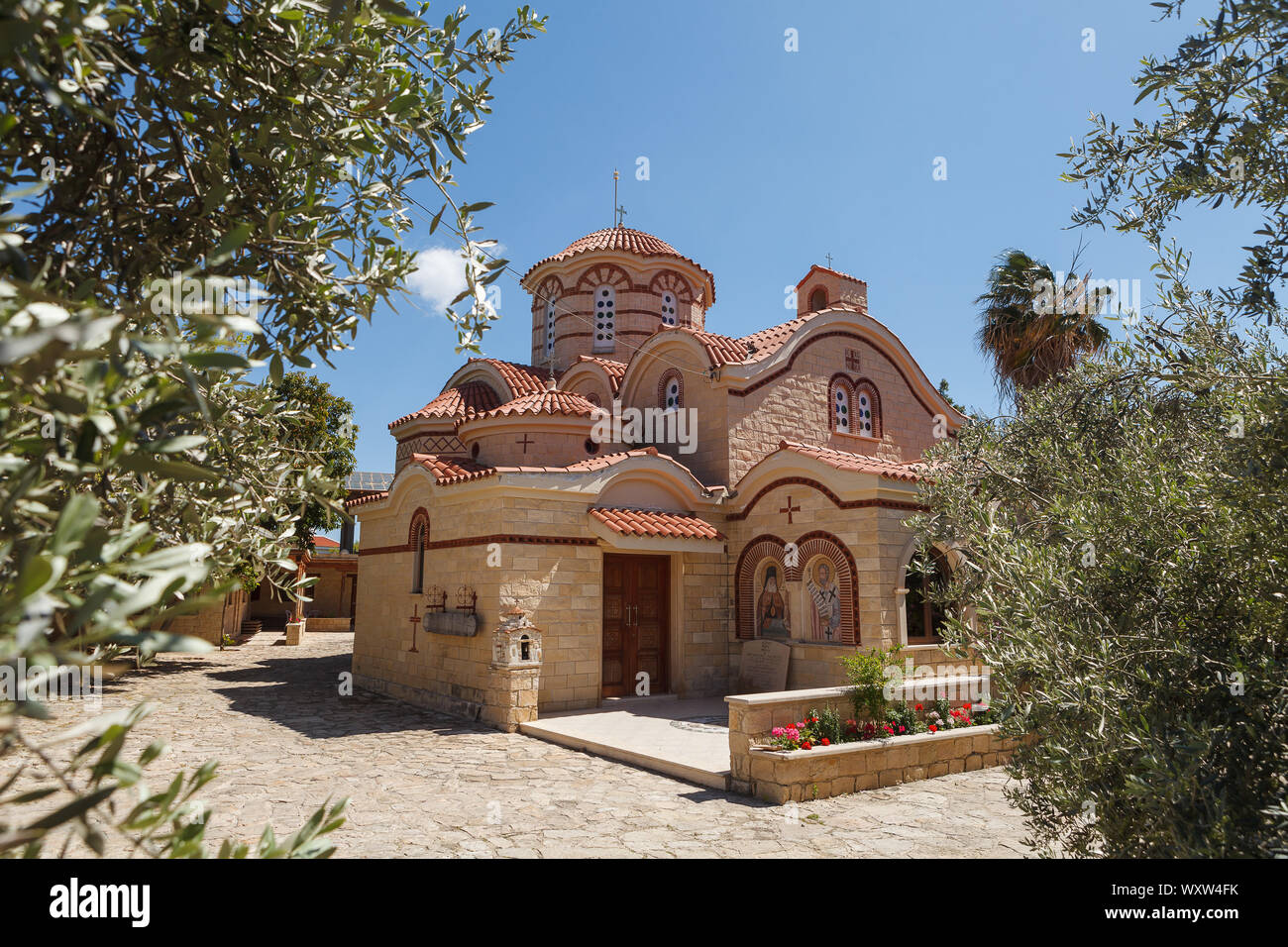 Saint Raphael Kirche in Erimi, Zypern Stockfoto