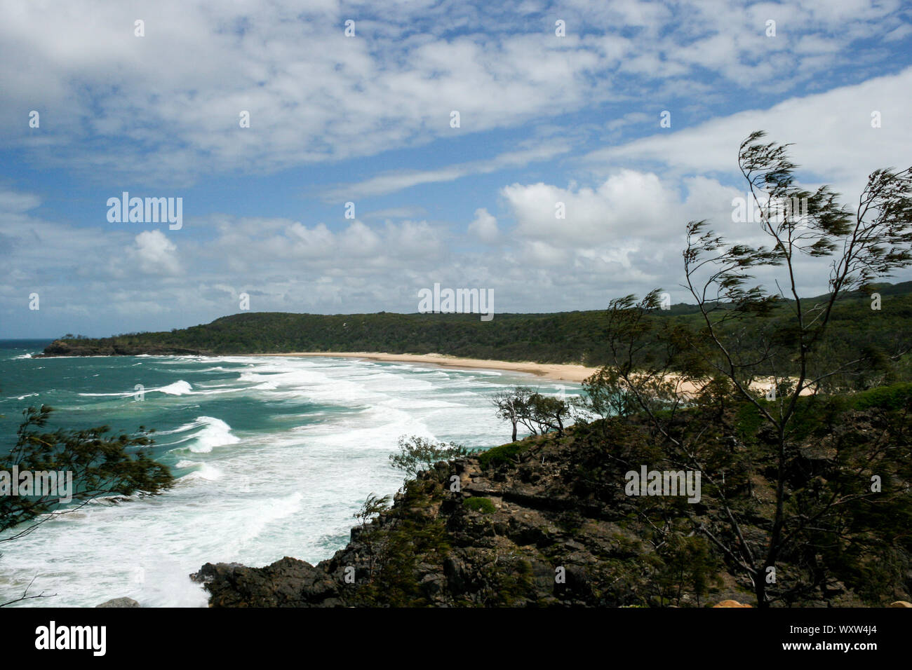 Noosa Heads National Park Beach view from Hell's Gate, Queensland, Australien Stockfoto