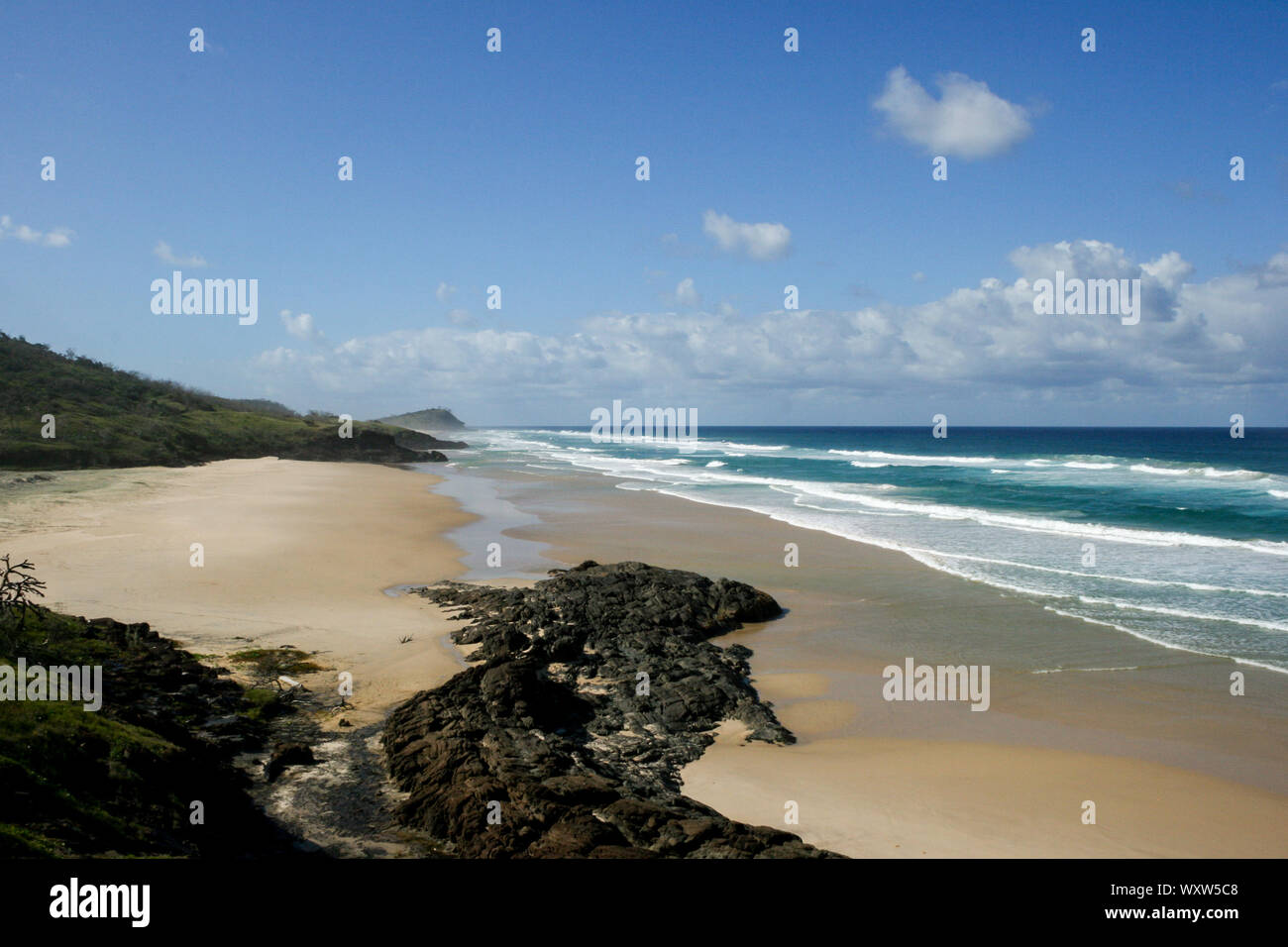 Chamapgne Pools, Fraser Island, Queensland, Australien, die größte Sandinsel der Welt Stockfoto