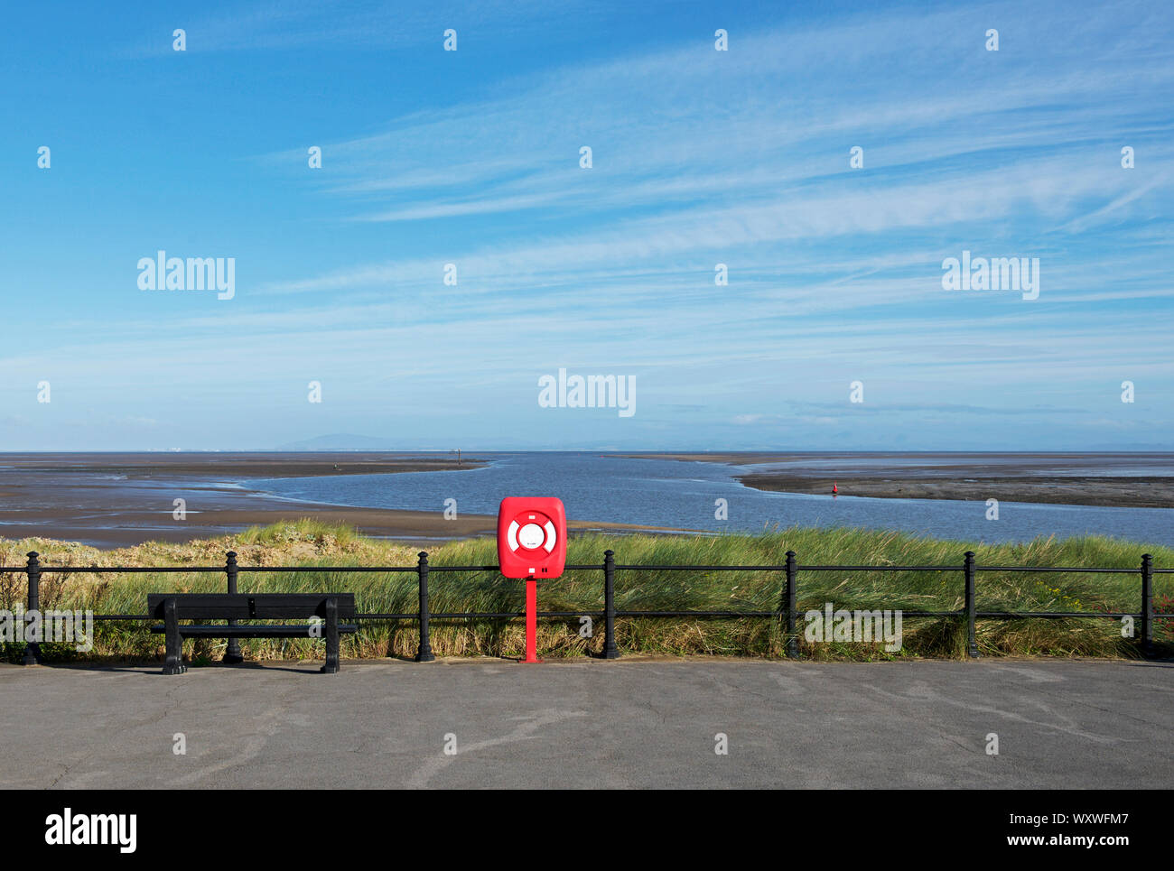 Die Promenade, Fleetwood, Lancashire, England, Großbritannien Stockfoto