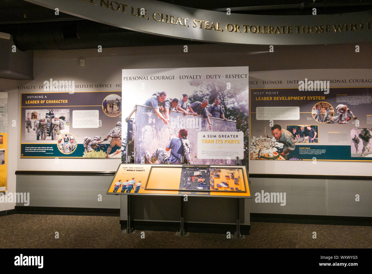 Frederic V. Malek West Point Visitors Center, USMA, West Point, NY, USA Stockfoto