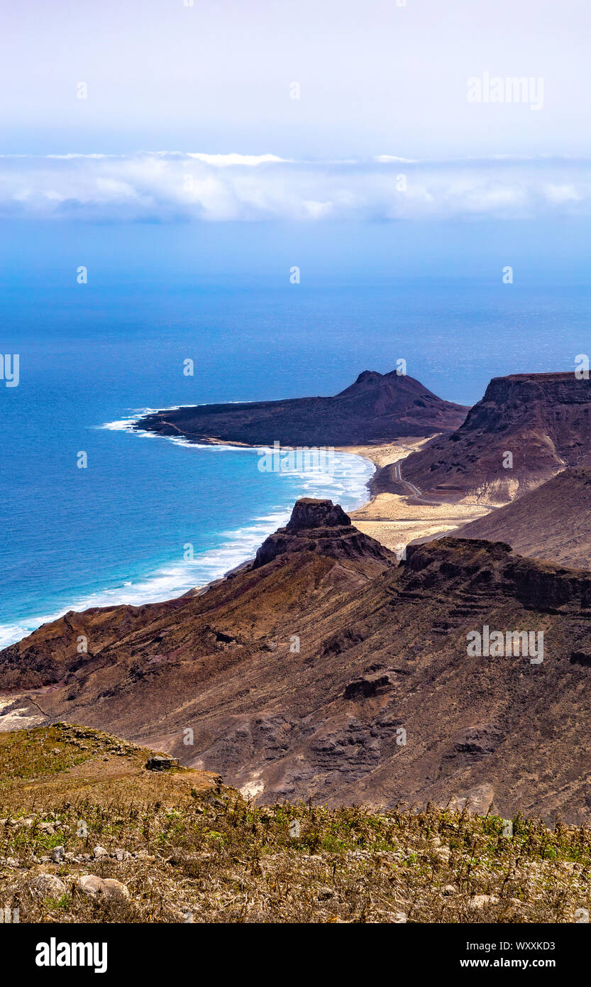 Praia Grande, Insel São Vicente, Kap Verde, Cabo Verde, Afrika. Stockfoto