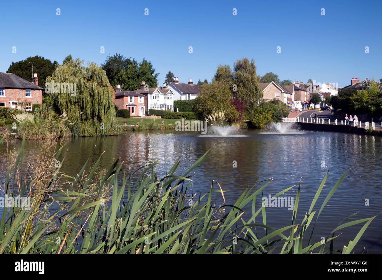 Lindfield Teich in West Sussex, England Stockfoto