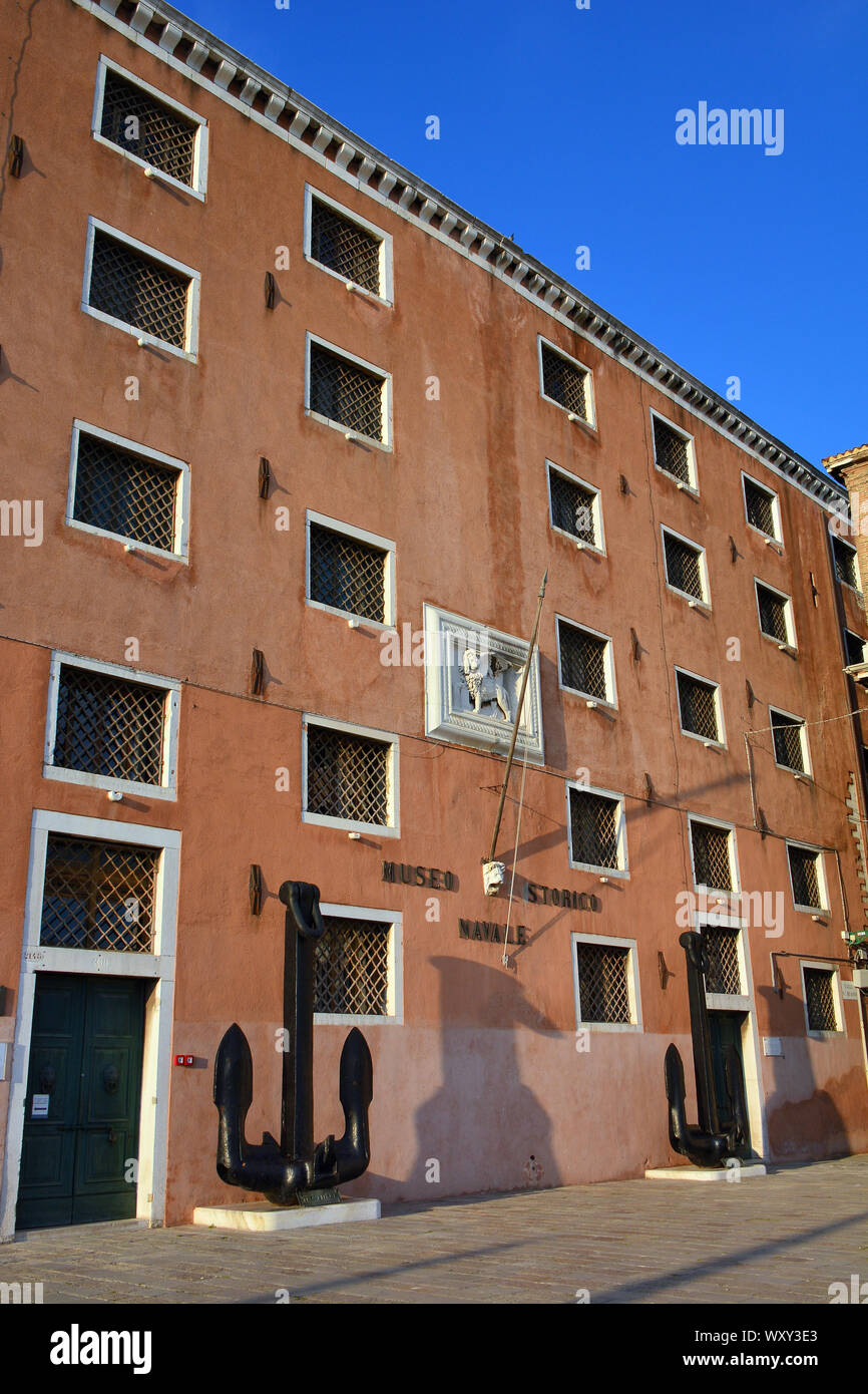 Museo Storico Navale, Marinemuseum, Venedig, Venezia, Region Venetien, Italien, Europa Stockfoto