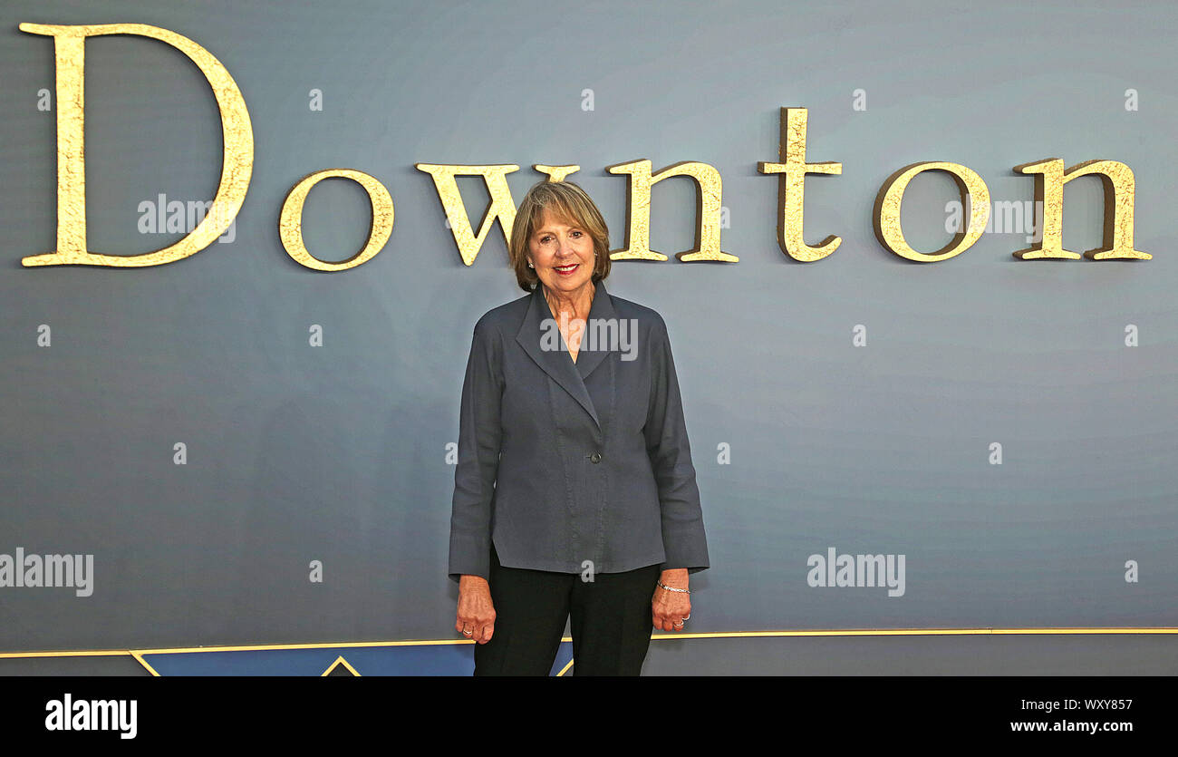 Penelope Wilton Downton Hintergrund Stockfoto