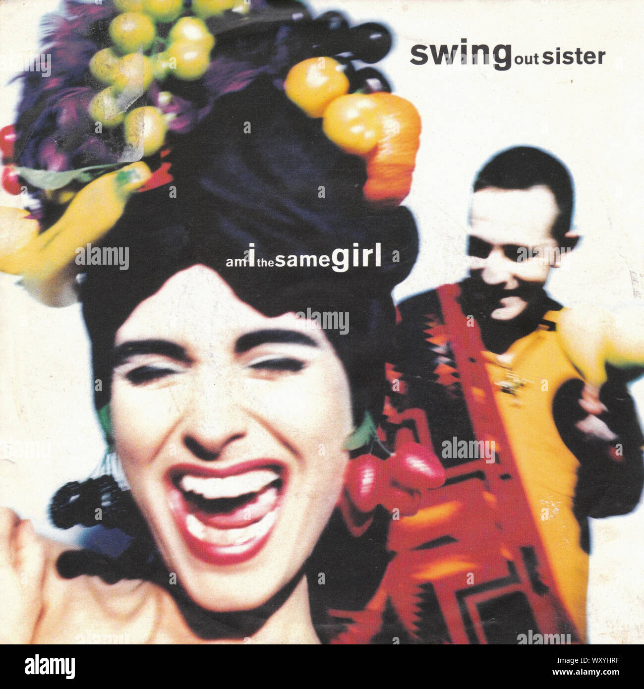 Swing Out Sister - Habe ich das gleiche Mädchen - Vintage 7'' Zoll Plattencover Stockfoto
