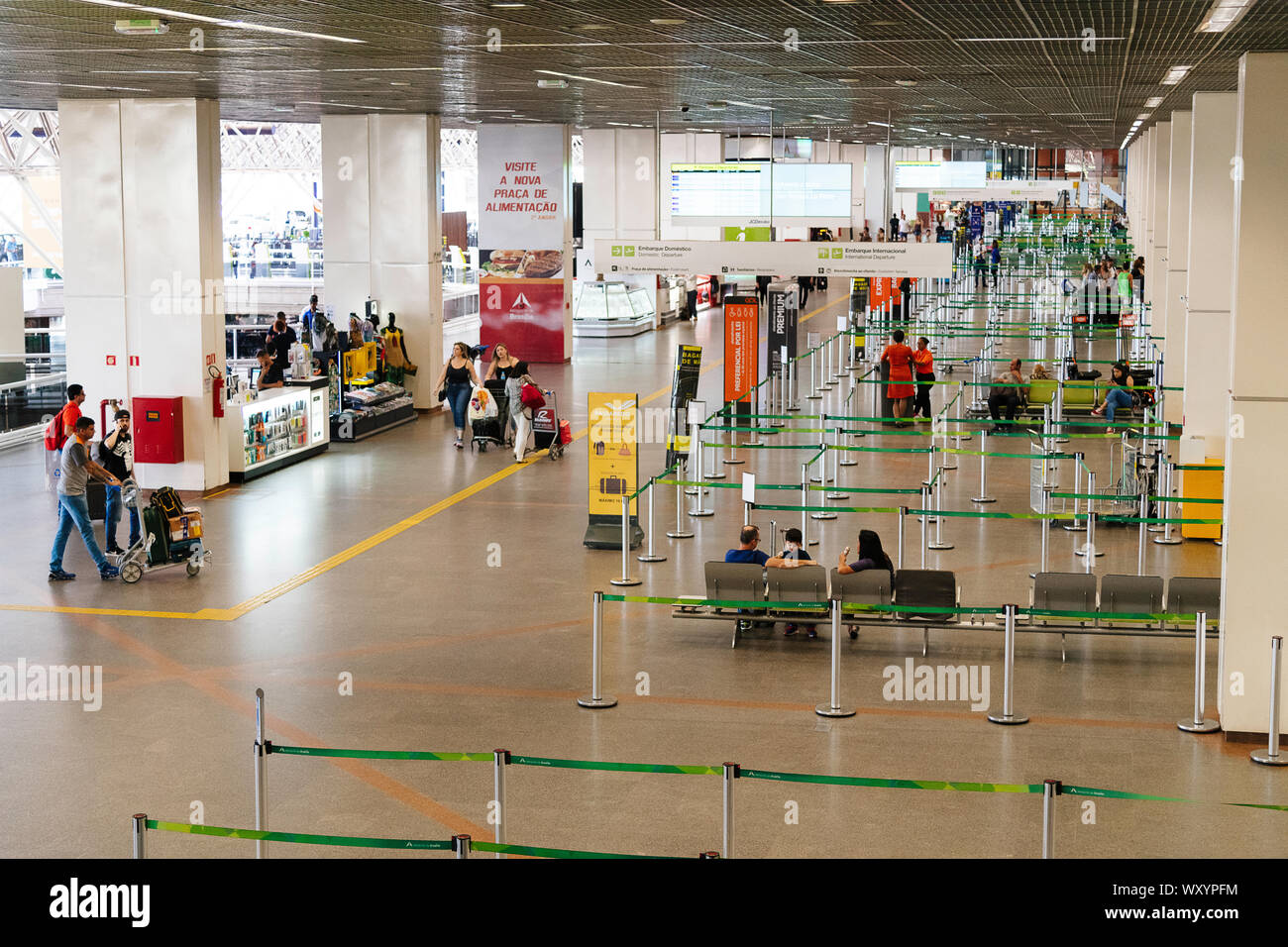 Im Bereich der Internationalen Flughafen Brasilia in Brasilien. Stockfoto