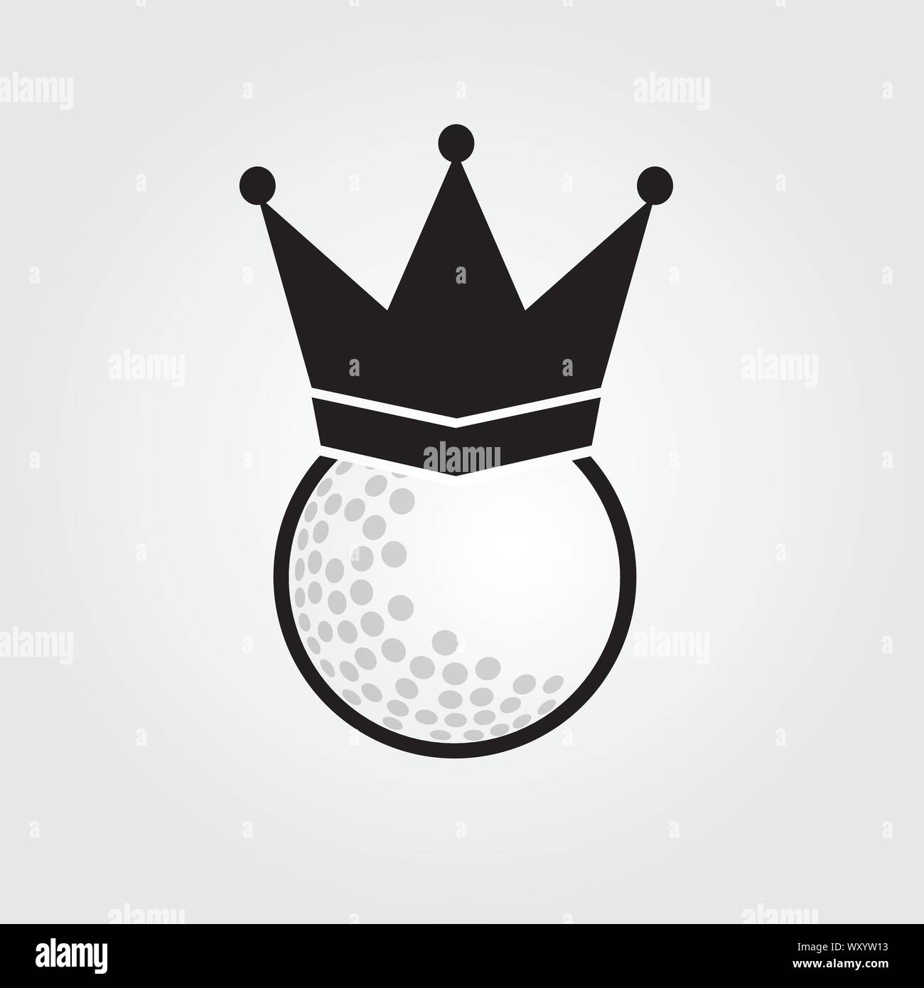 Golf Sport logo Icon template Vector EPS 10. Stock Vektor