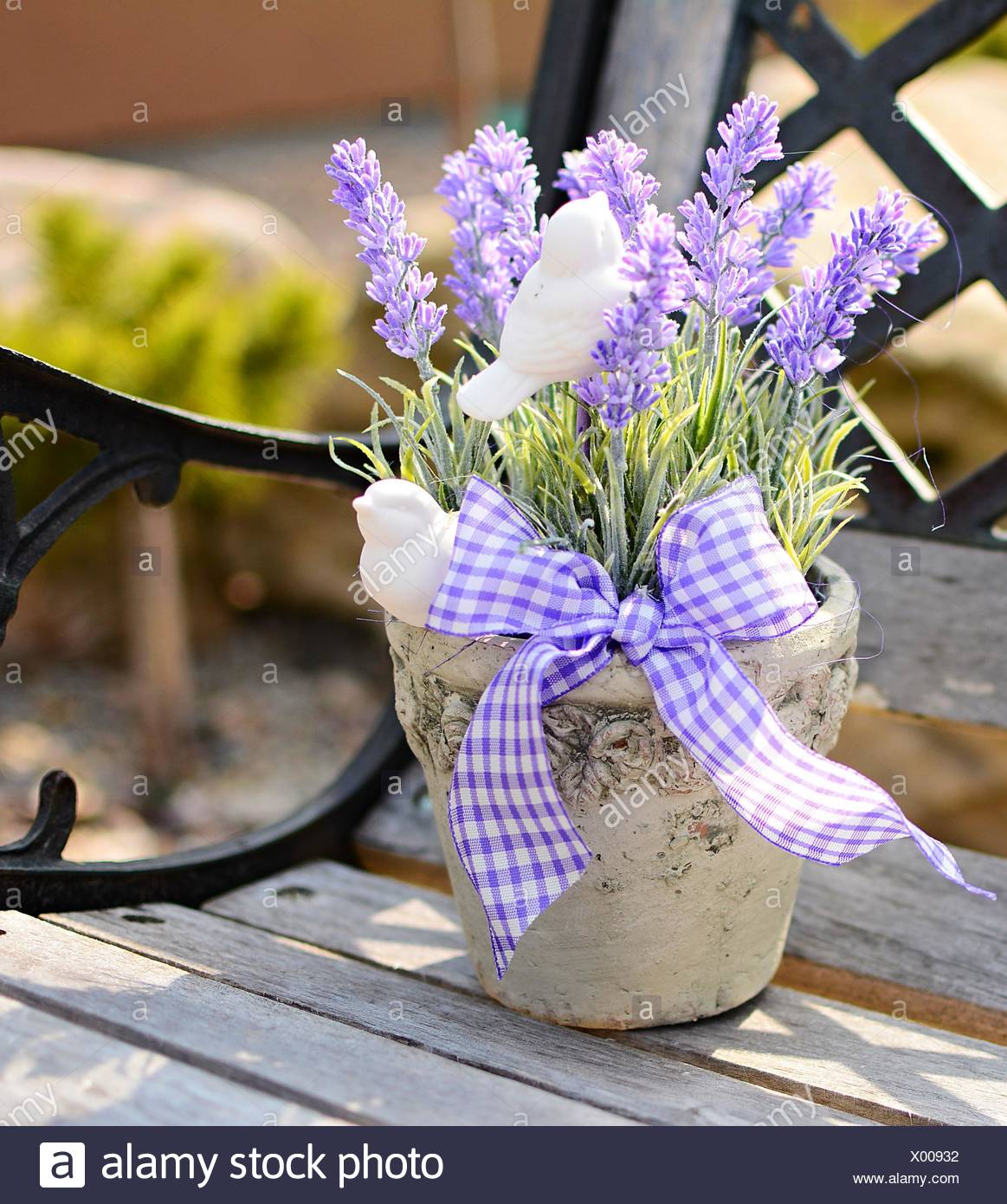 Lavendel Dekoration Stockfotografie Alamy