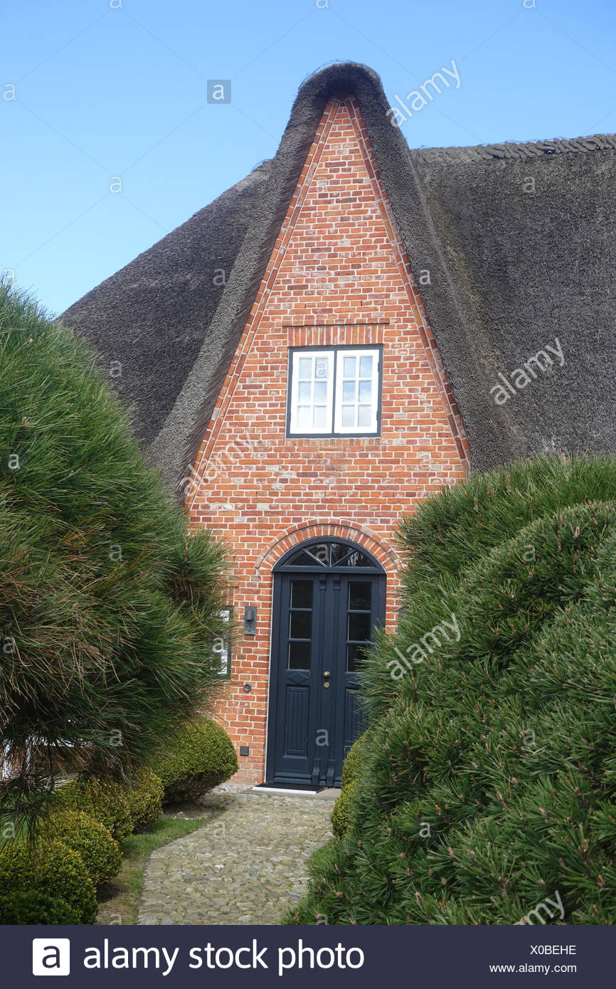 Reetdach-Haus in Kampen, Sylt Stockfotografie - Alamy