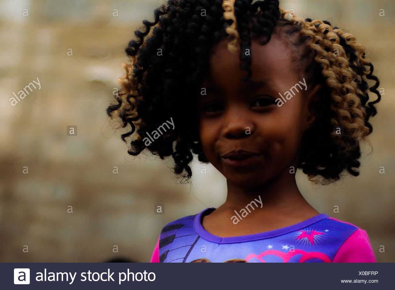 Frizzy Curly Hair Stockfotos Frizzy Curly Hair Bilder Alamy