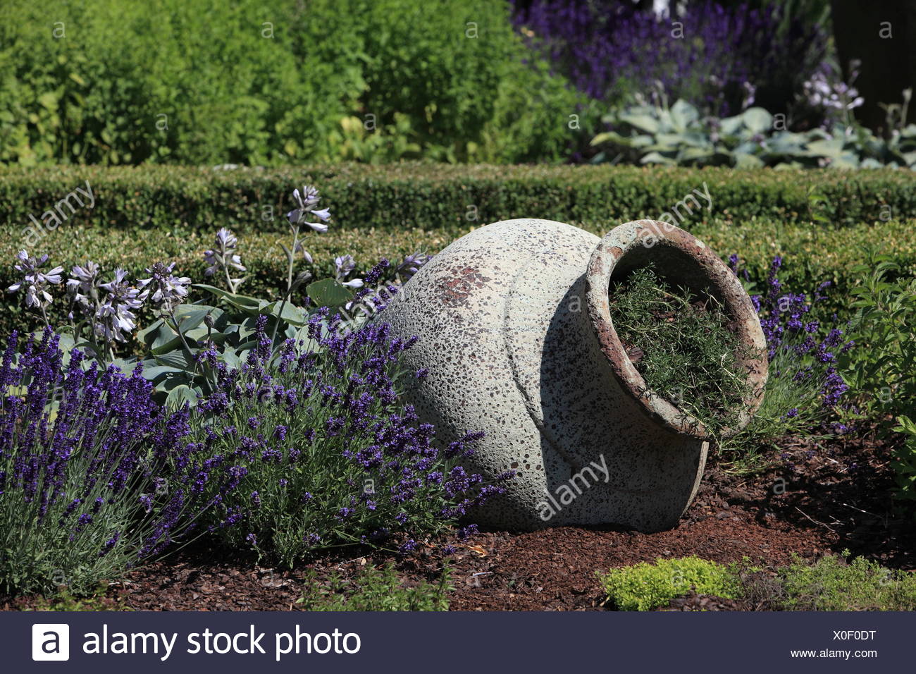 Garten Krug Deko Dekoration Garten Amphoren Vase Garten Krug Deco Stockfotografie Alamy