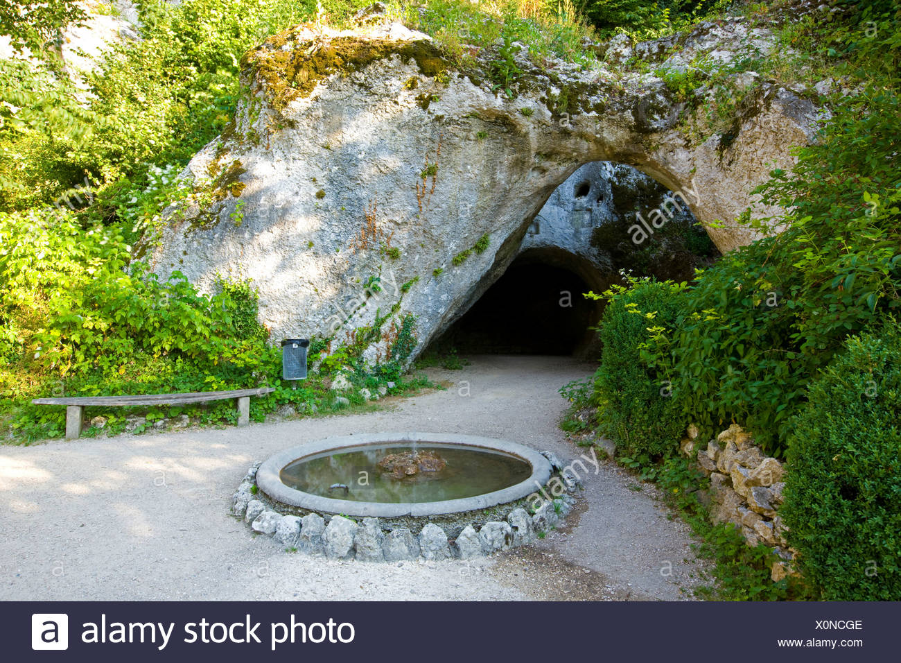 Arlesheim Basel Region Baselland Eremitage Ermitage Kanton Baselland Natur Der Schweiz Stromquelle Esoterischen Hohle Grotte Stockfotografie Alamy