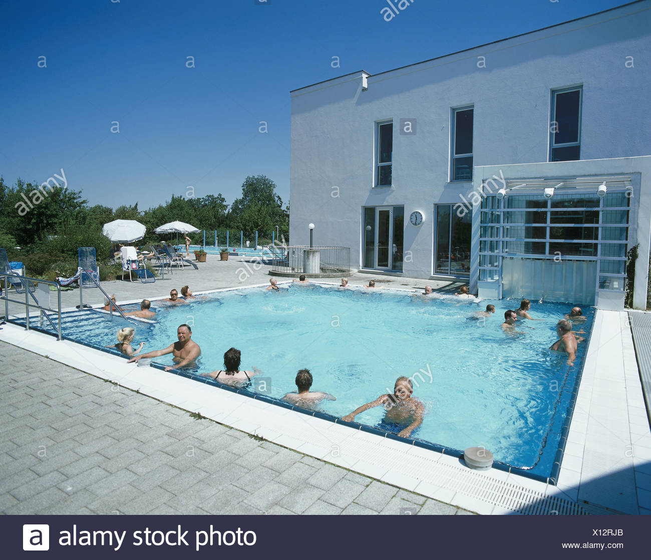 Deutschland Bad Brook Ab Kaiser Therme Schwimmbad Badende