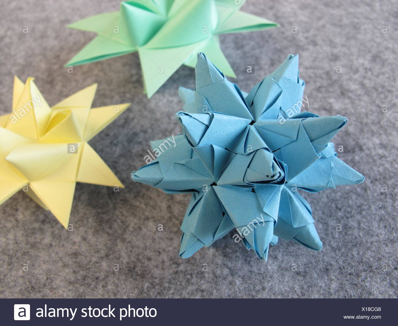 Origami Weihnachtsstern Stockfotos Origami Weihnachtsstern