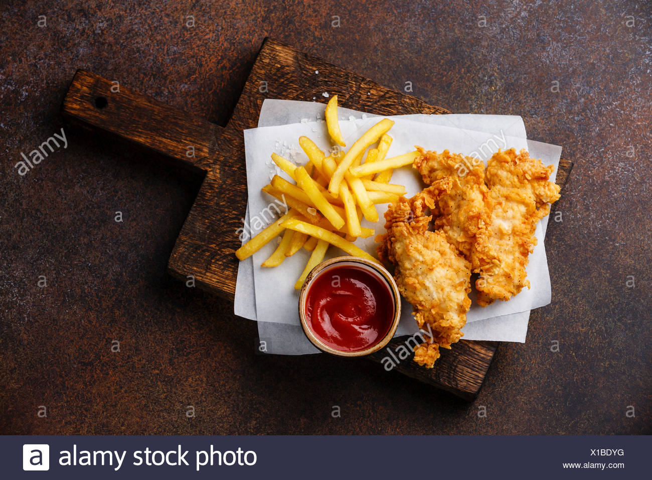 Fisch und Chips Mitnehmen Stockfotos und -bilder Kaufen - Alamy