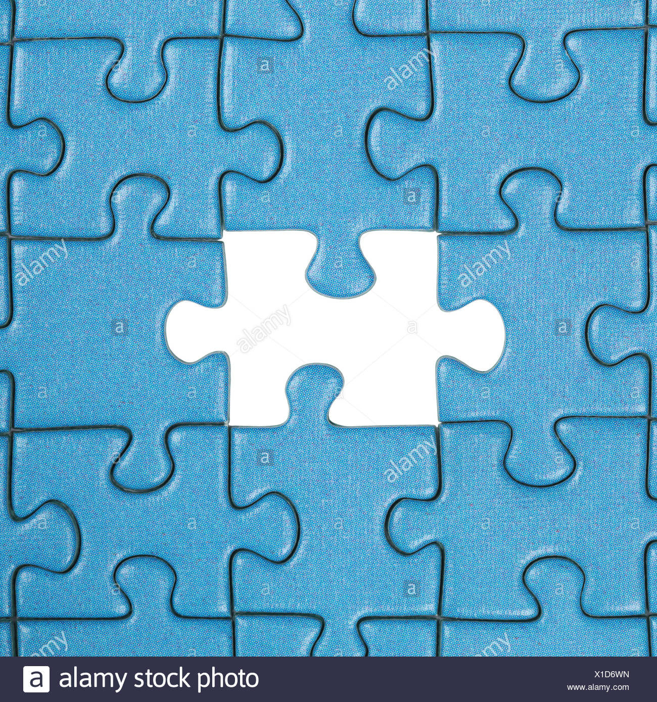 L cke Im Puzzle Thema Problem Und L sung Stockfotografie Alamy