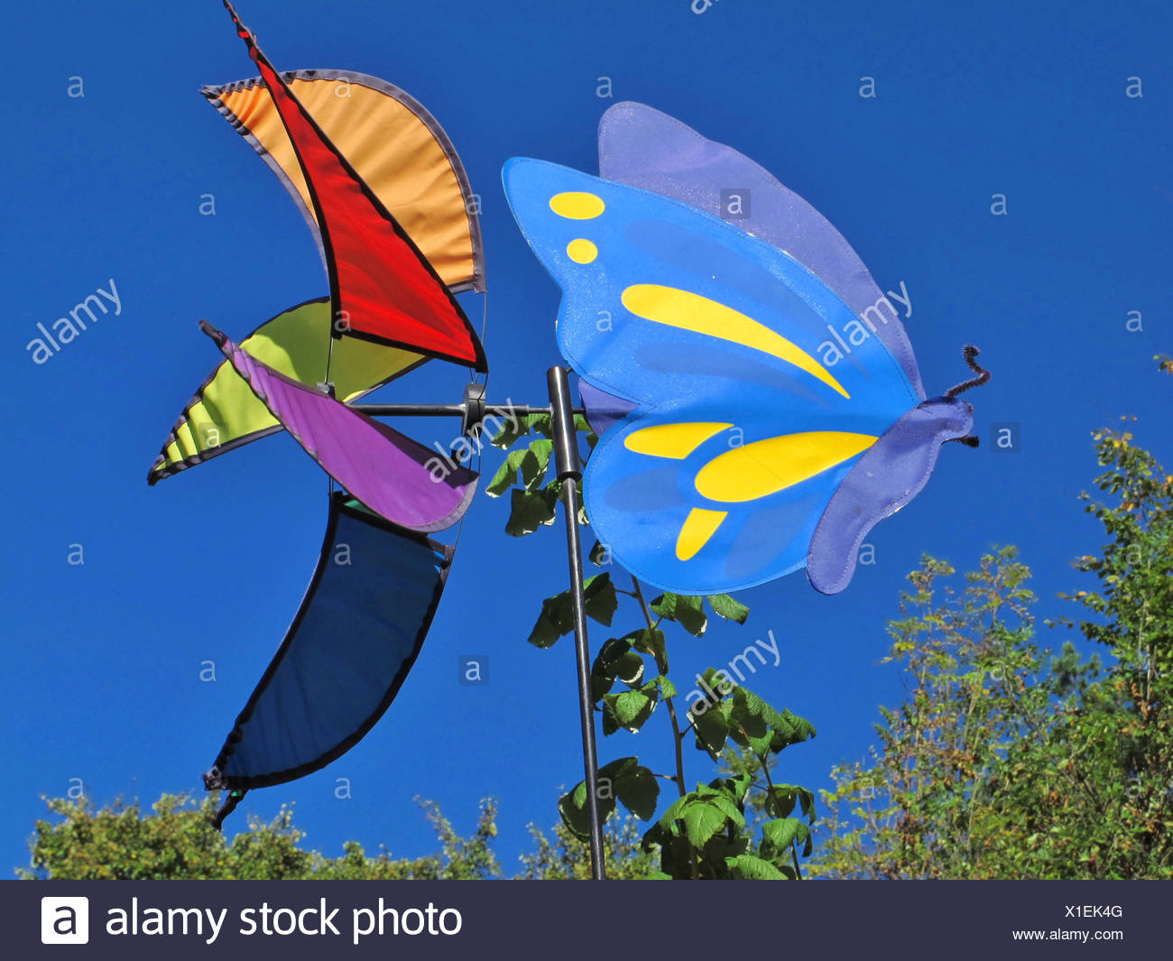 Windkraftanlage Garten Windrad Wind Spielen Abbildung Himmel