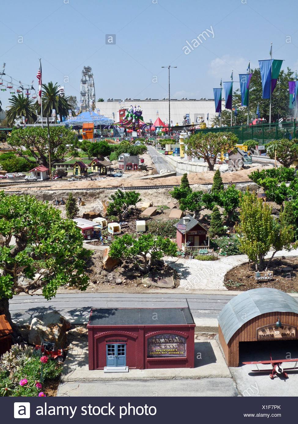 Garten Eisenbahn An Die Los Angeles County Fair Diese