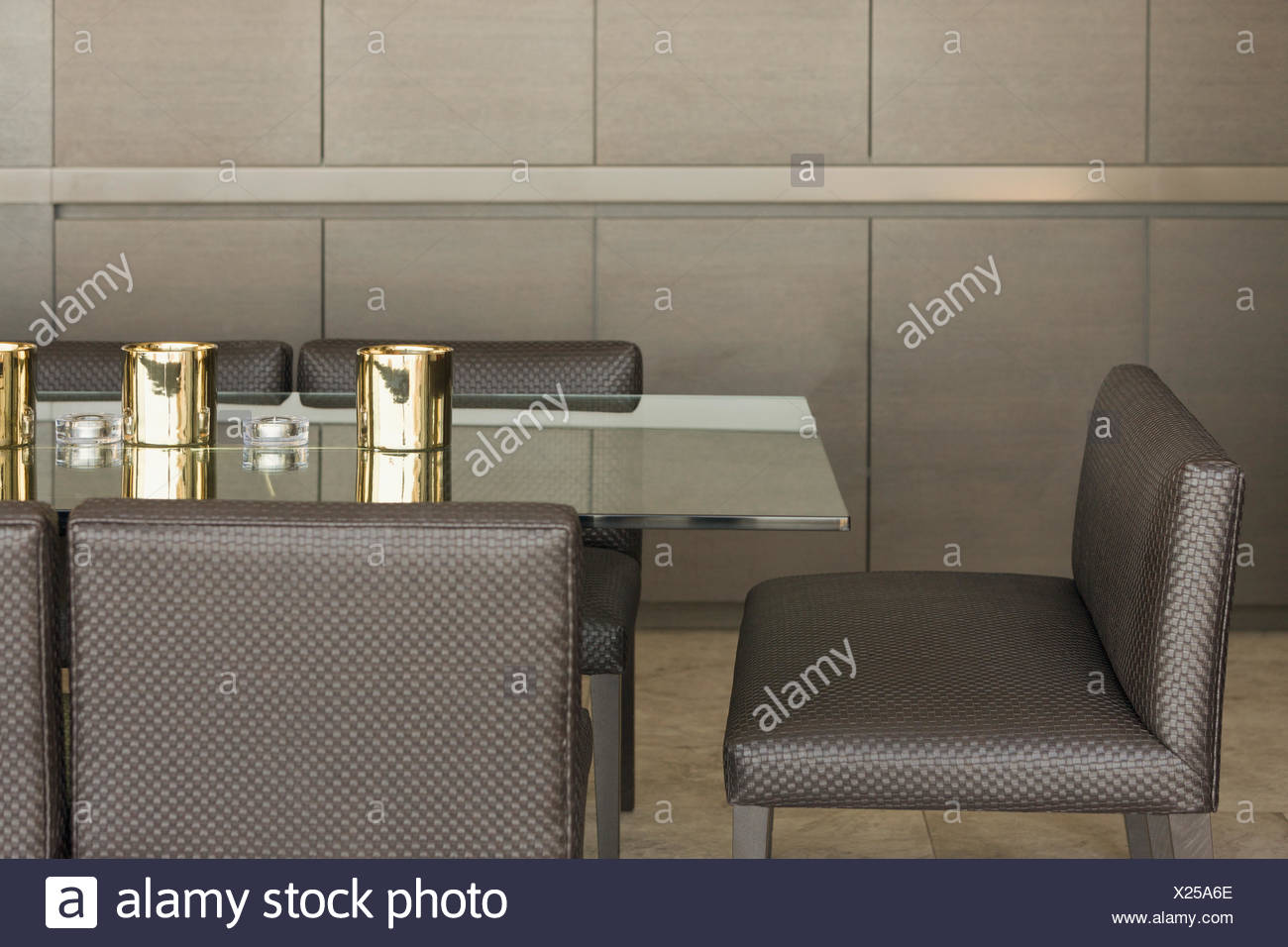 Luxus Modern Home Showcase Esstisch Stockfotografie Alamy
