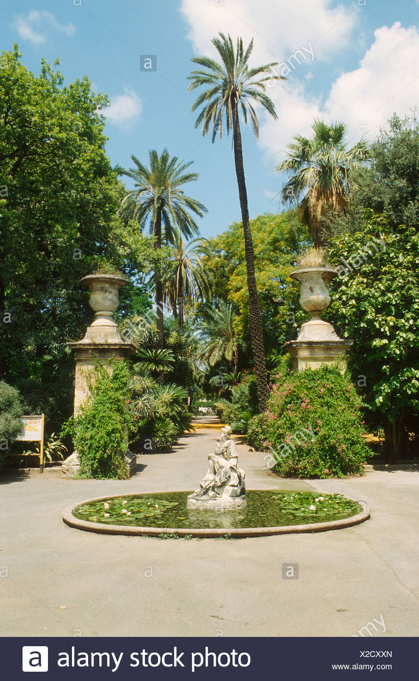 Botanischer Garten Palermo Sizilien Italien Europa Stockfotografie Alamy