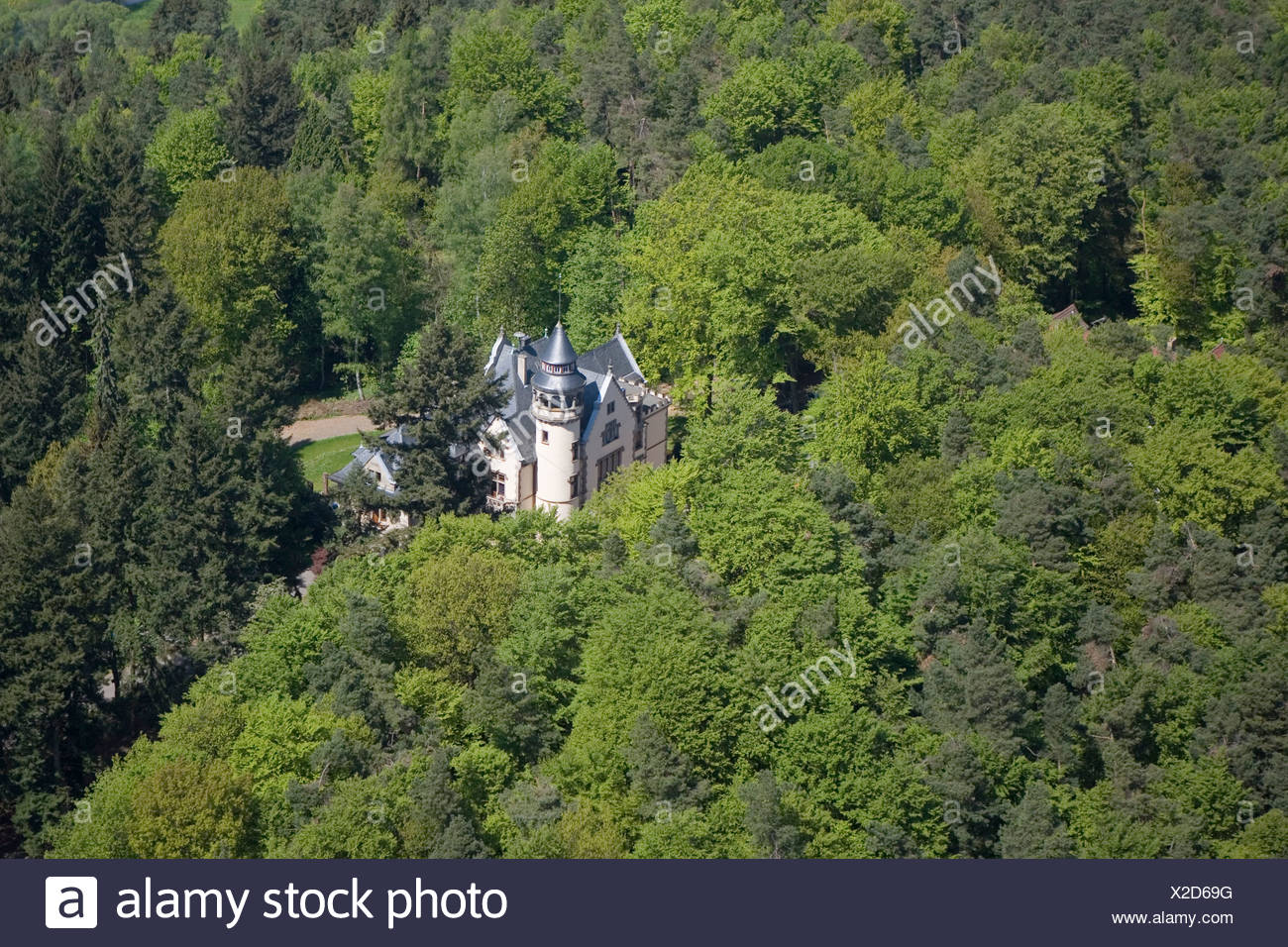 Luftaufnahme Der Burg Schloss Hohenwehrda Internat Hermann Lietz Schule Wehrda Haunetal Wehrda Rhon Hessen Deutschland Stockfotografie Alamy