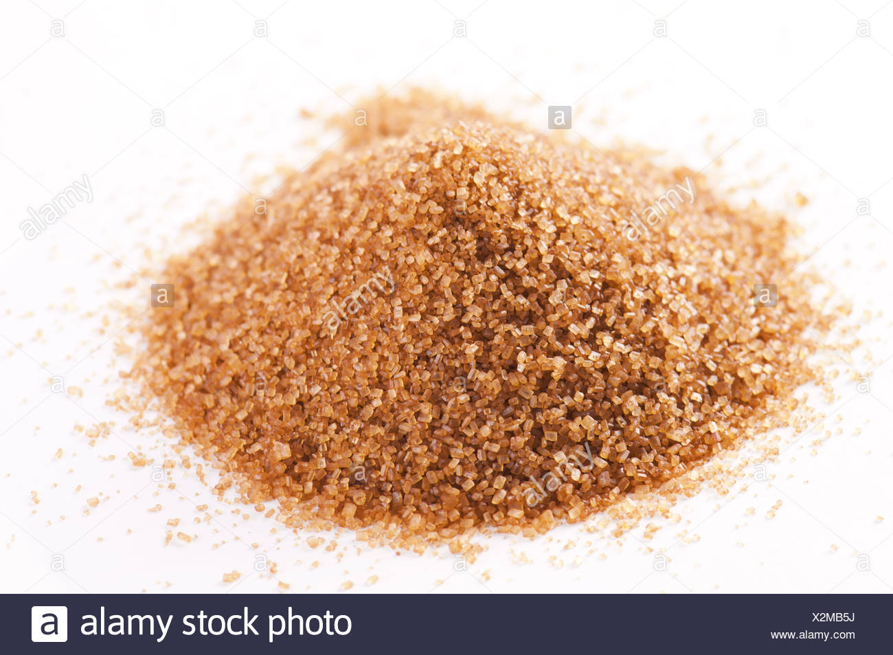 Brauner Zucker Stockfotografie Alamy