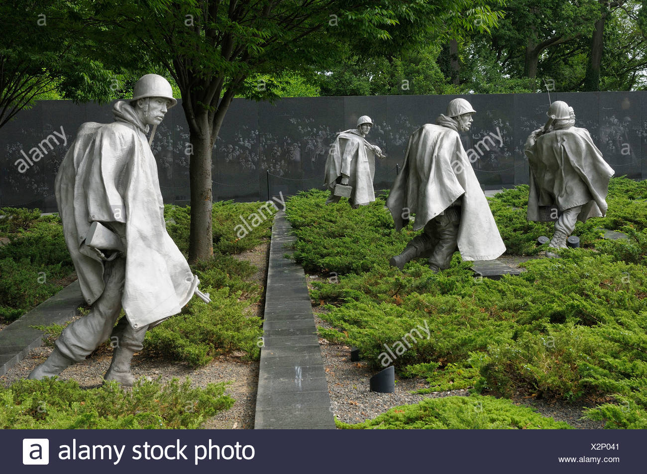 Korea Krieg Denkmal The Mall Washington D C District Of