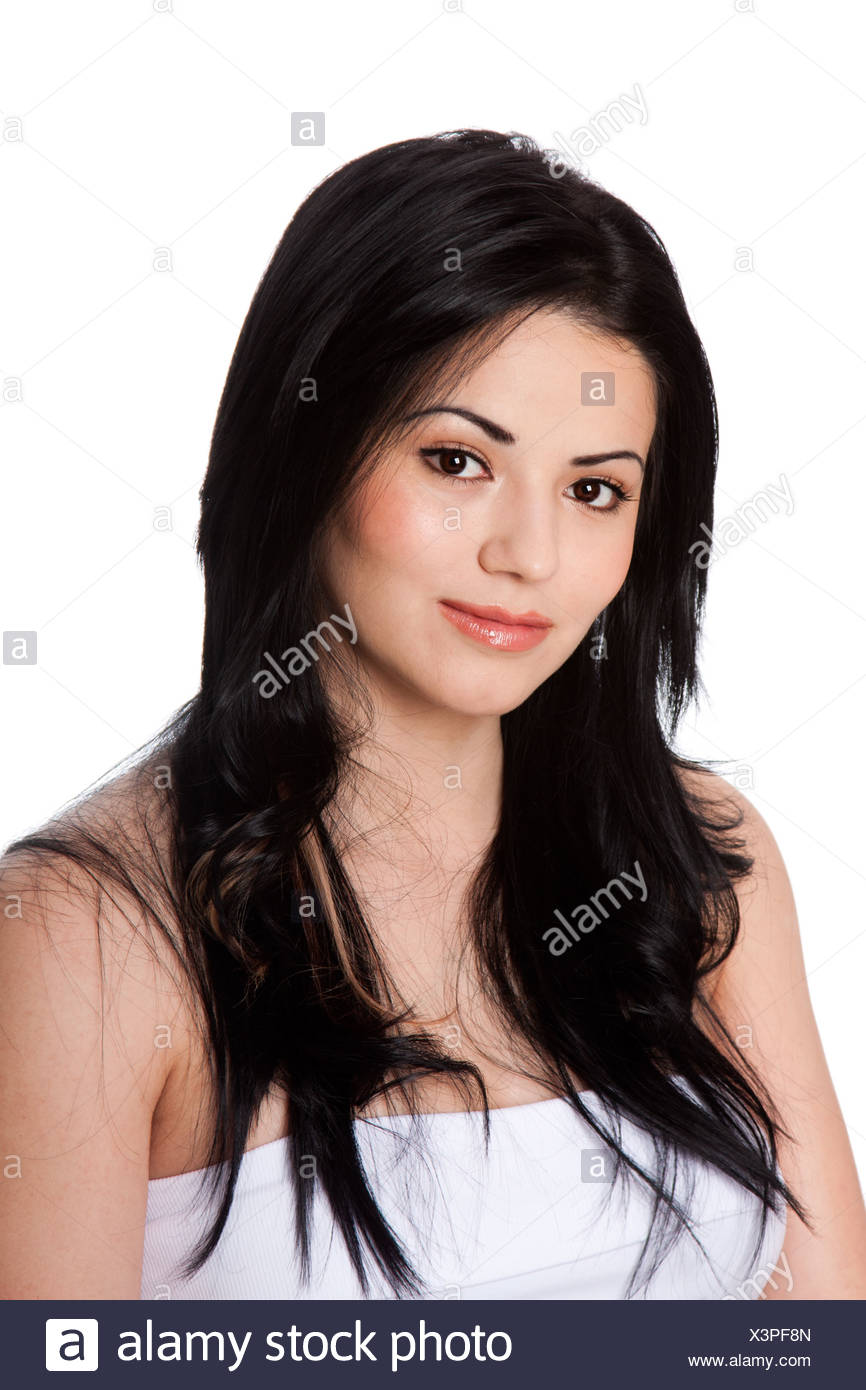 Haut schwarze haare helle Helle haut