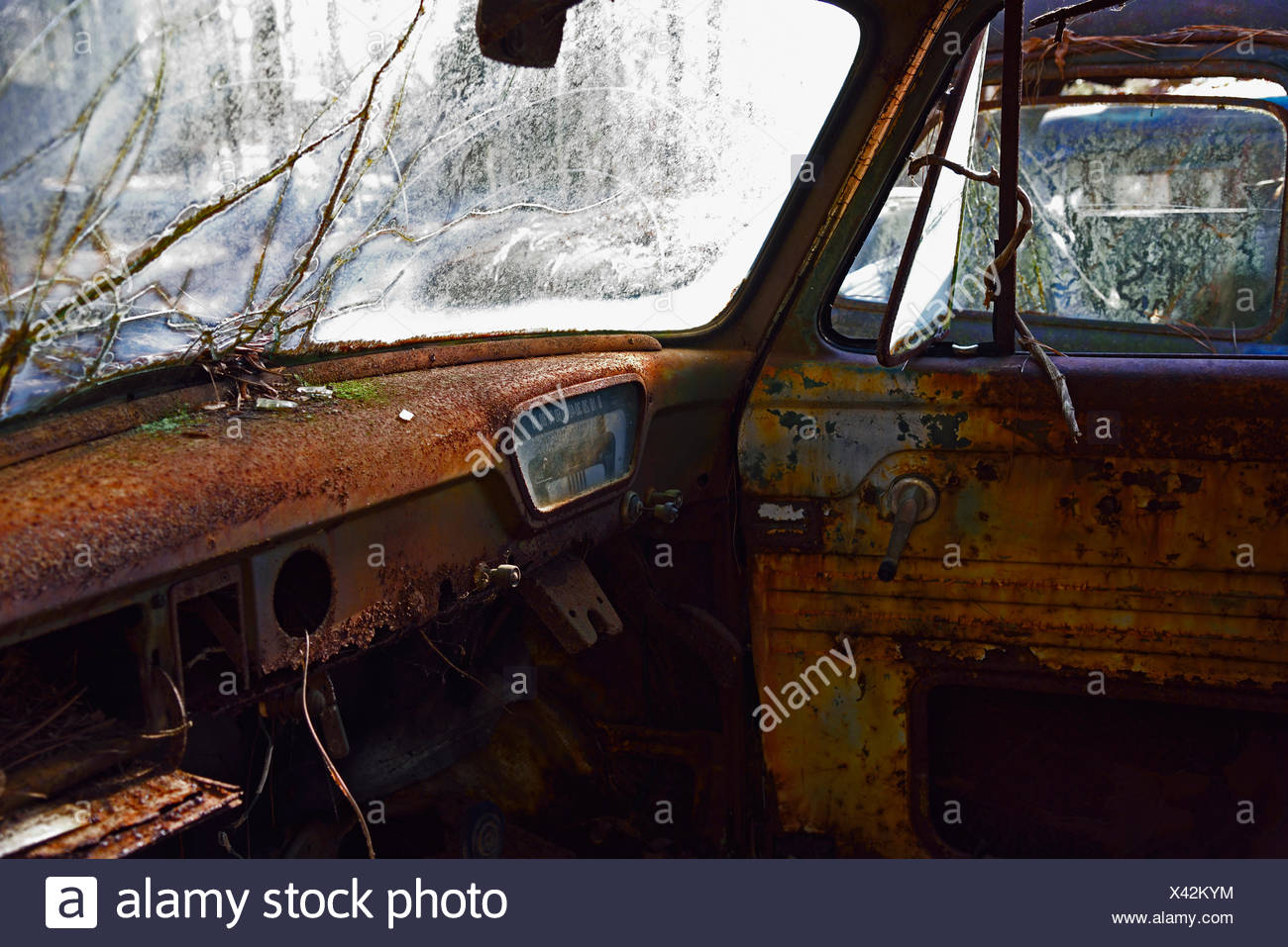 Dirty Car Interior Stockfotos Dirty Car Interior Bilder
