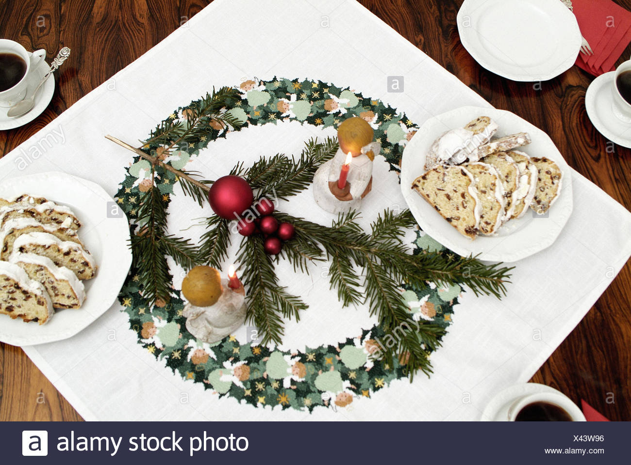 Tisch Abdeckungen Obst Brote Dekoration Für Weihnachten