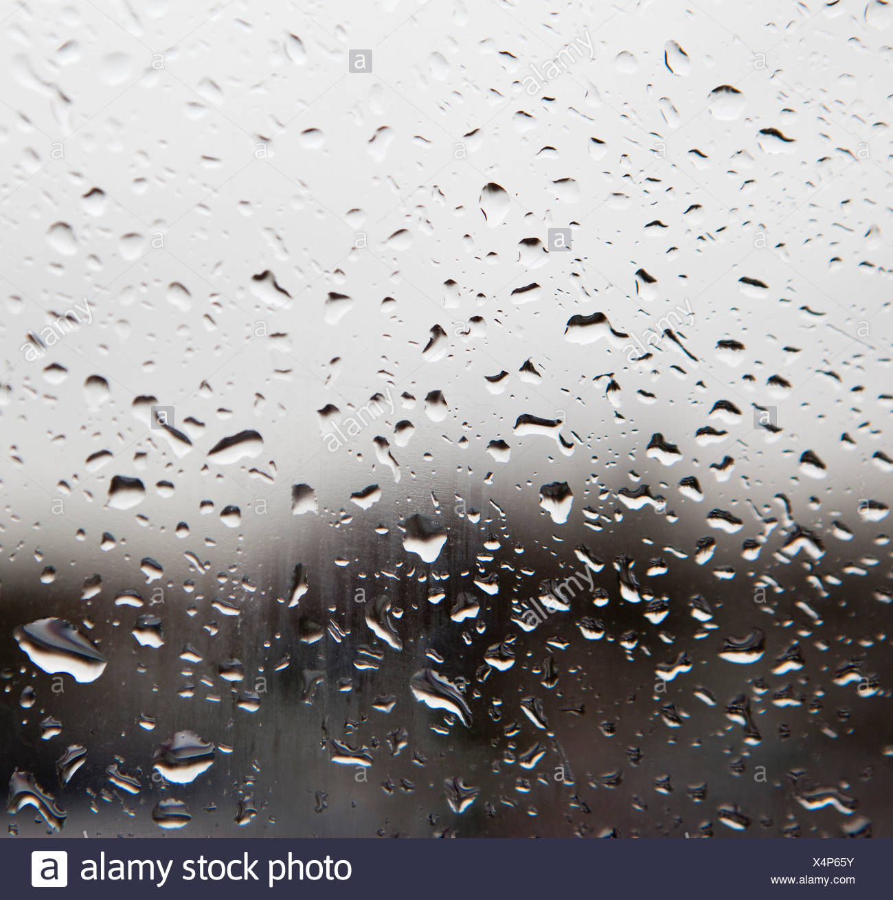 Regentropfen Am Fenster Seattle Washington State Usa Stockfotografie Alamy