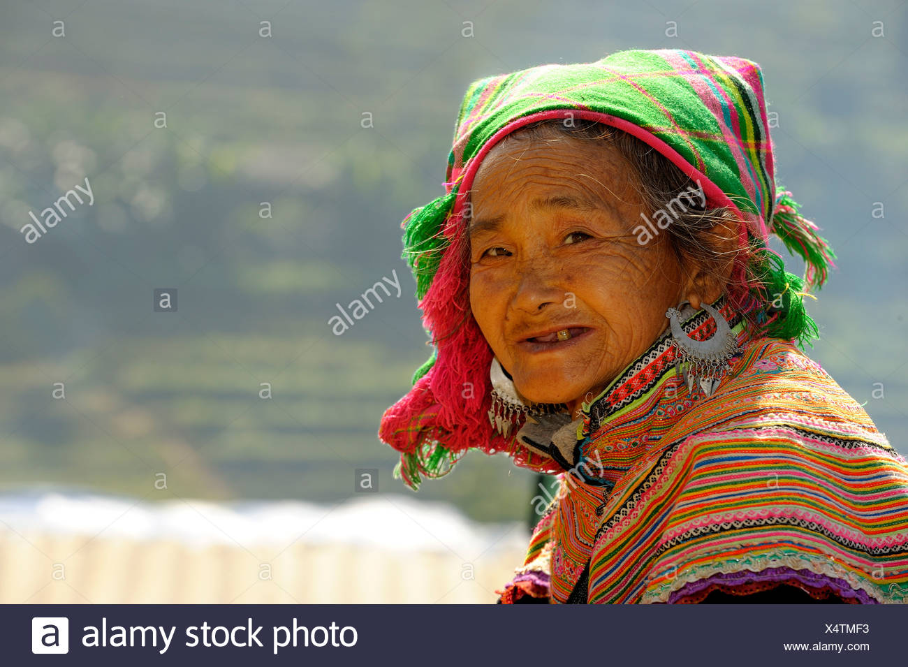 Aus einer vietnamesischen christlichen dame
