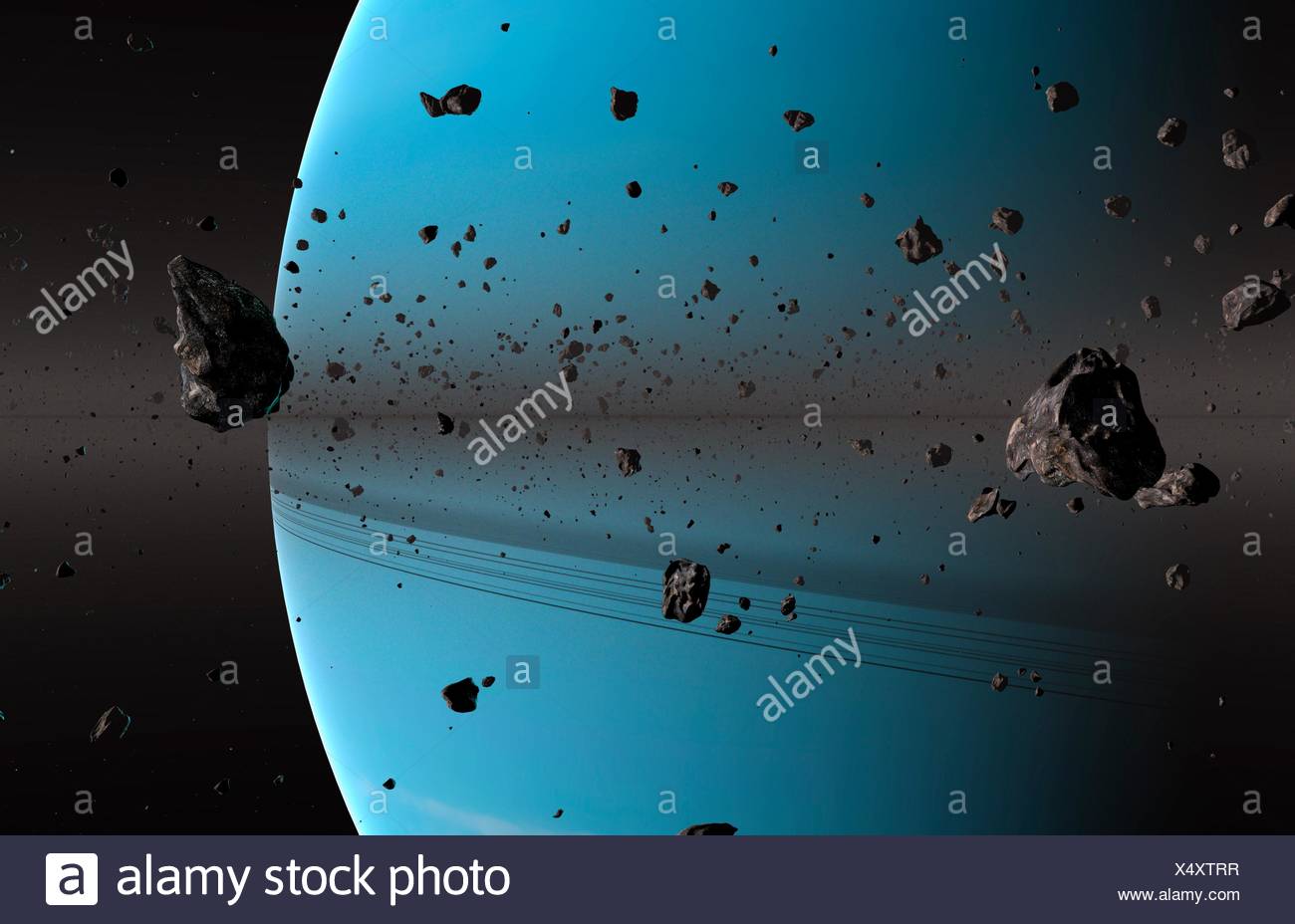 Urannus Ringe Ringe Von Uranus Stockfotos und -bilder Kaufen - Alamy