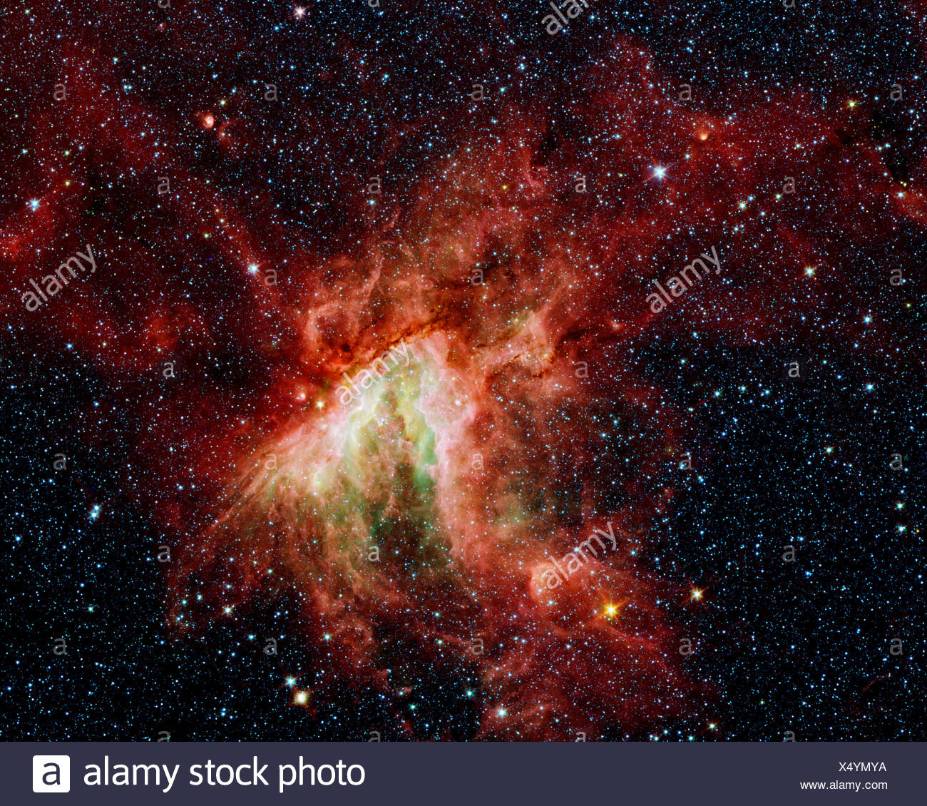 Omega Nebel Stockfotografie Alamy