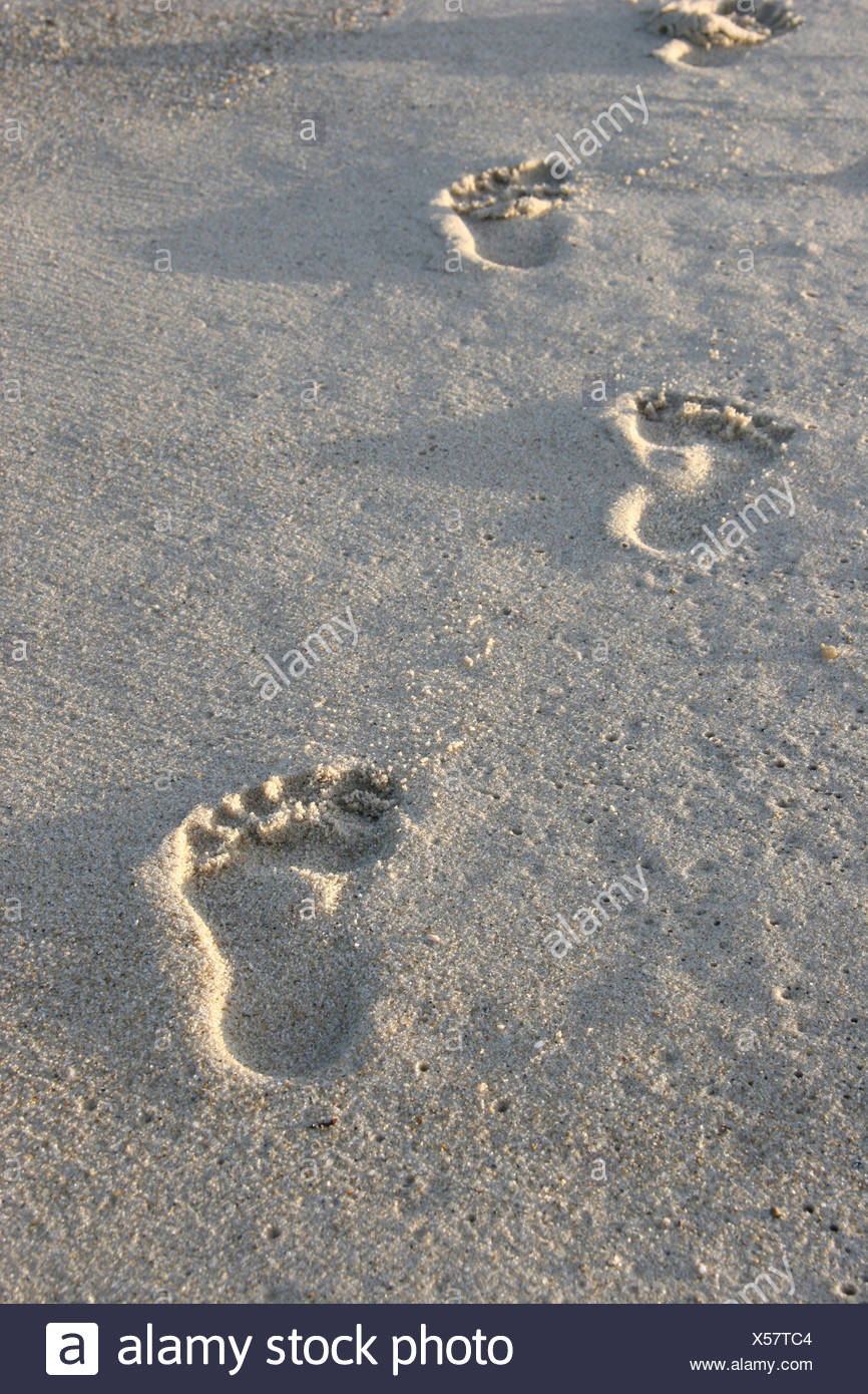 Strand Meer Strand Kuste Sinne Einstellung Sonne Kopie Sand Sand Spuren Stockfotografie Alamy
