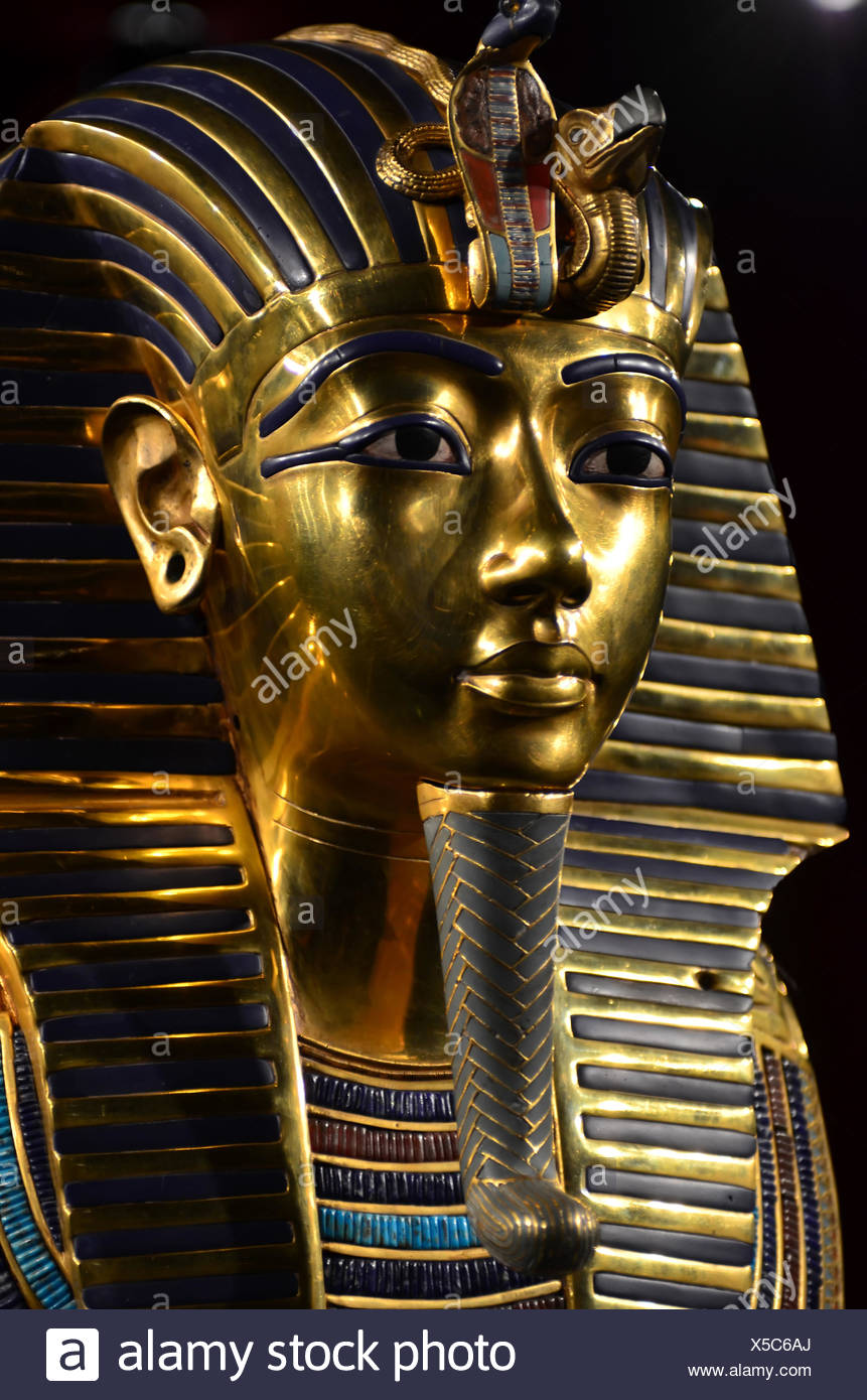 Tutanchamun Tutanchamun Tutankhaten Schatz Agypten Antike Agypten Pharao Konig Konig Tut Gold Reichtum Gluck Macht Golden Gild Stockfotografie Alamy