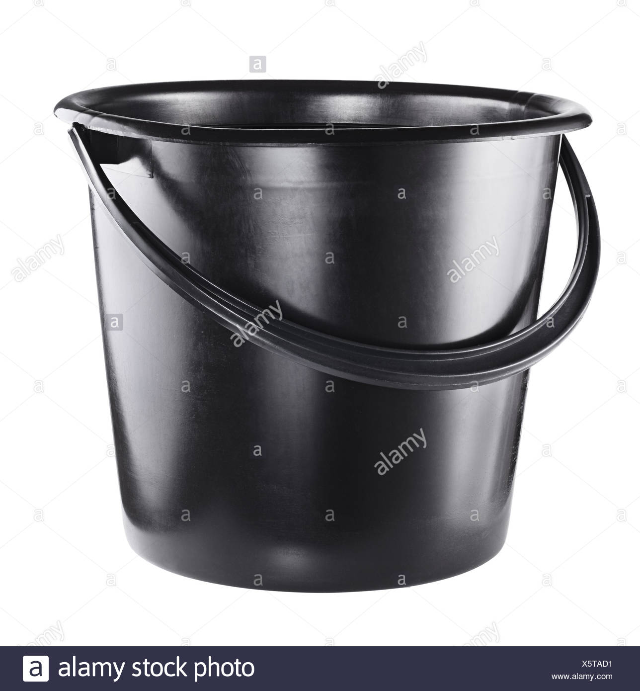 Schwarzen Eimer Stockfotografie Alamy